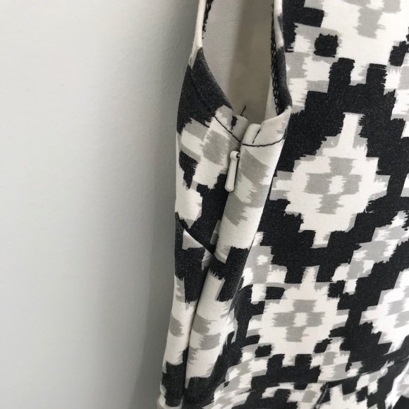 PAPER PLANES Dress A Line w Geometric Print - Picture 6 of 6